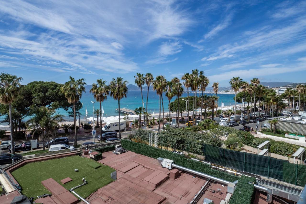 Cannes Croisette Superbe 3P Front De Mer Екстериор снимка